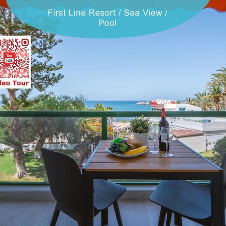 Go2Tenerife Apart'Dida Pool & First Line Of The Sea ลอส กริสเตียนอส ภายนอก รูปภาพ